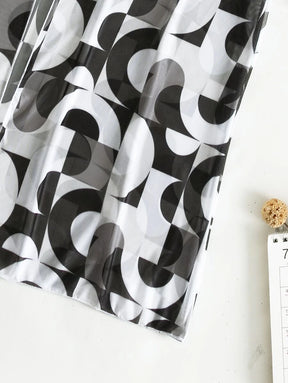 Conjunto Praia Estampado Psicodélico 3 Peças