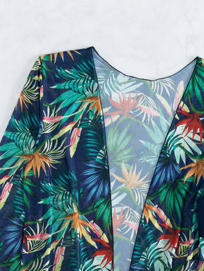 Conjunto Praia 3 Peças UV Tropical Azul