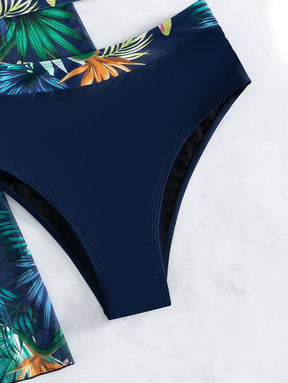 Conjunto Praia 3 Peças UV Tropical Azul