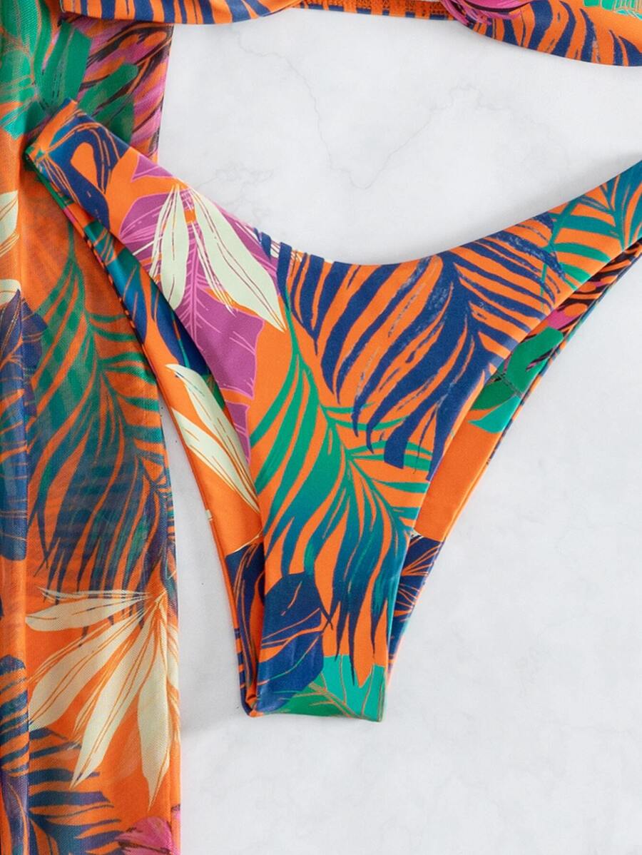 Conjunto Praia Sofisticado com Biquíni e Calça