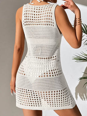 Saída de Praia Tricô Vazada