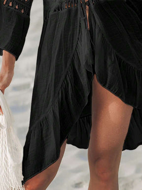 Saída de Praia Longa com Detalhes Vazados