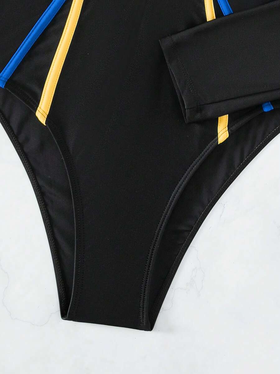 Maiô Manga Longa com Zíper