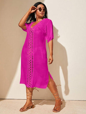 Saída de Praia Fúcsia Plus