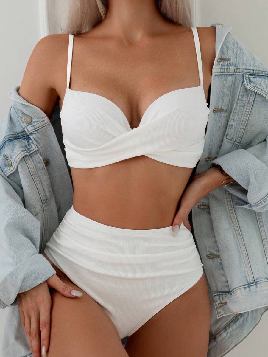 Biquíni Cintura Alta Glamour