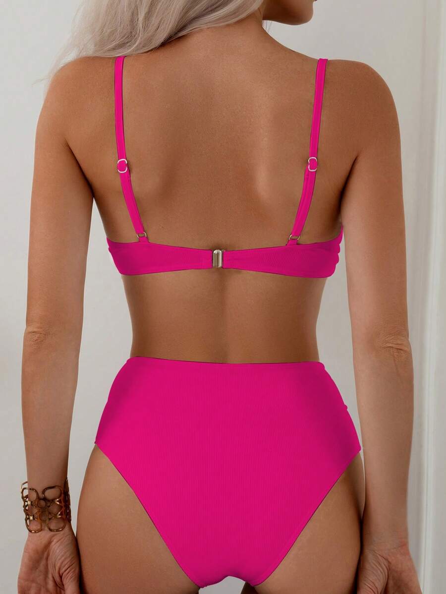 Biquíni Cintura Alta Glamour