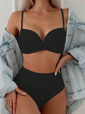 Biquíni Cintura Alta Glamour