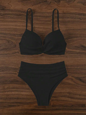 Biquíni Cintura Alta Glamour
