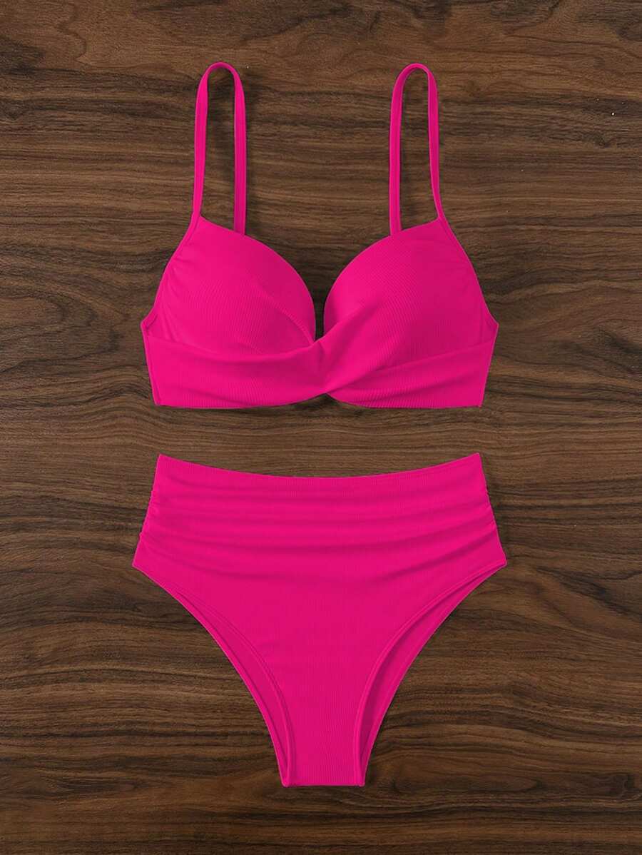 Biquíni Cintura Alta Glamour