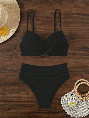Biquíni Cintura Alta Glamour