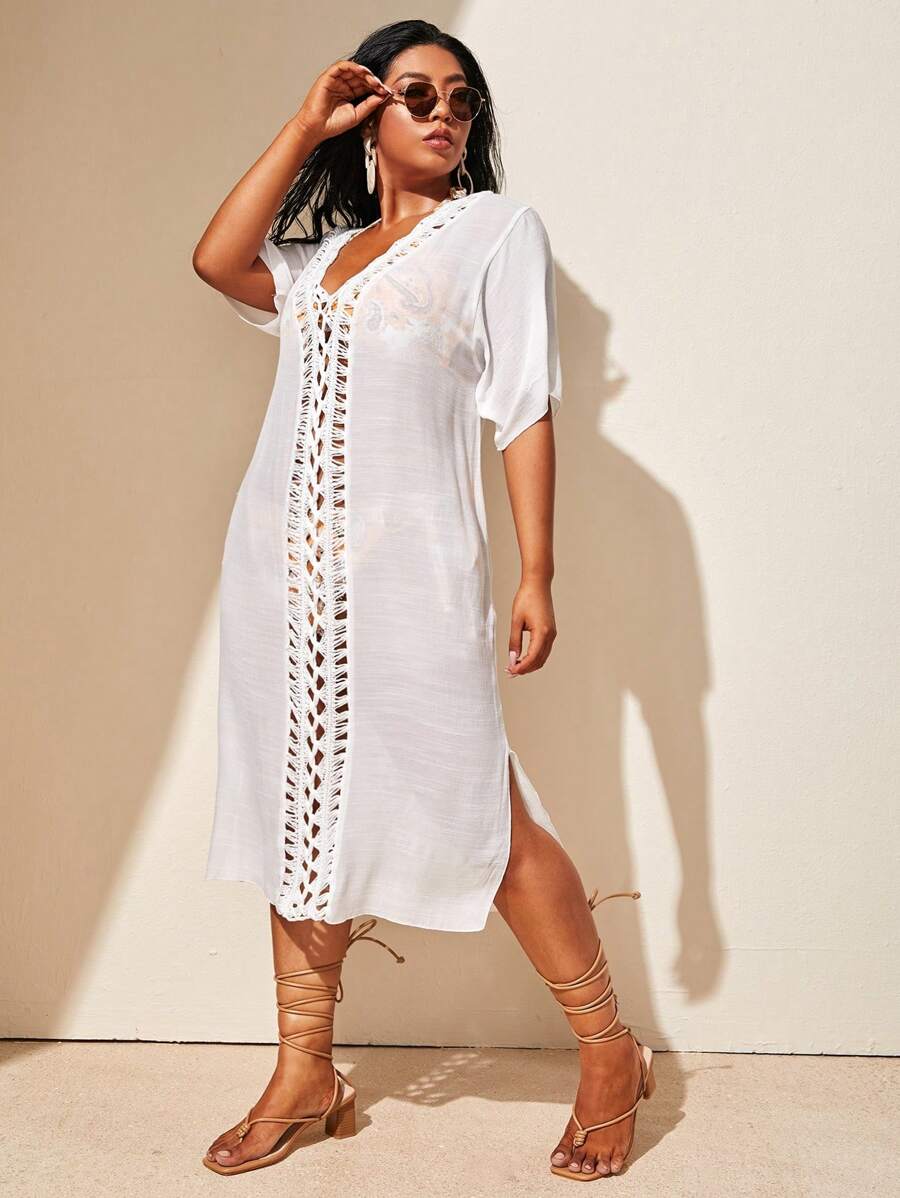 Saída de Praia Fúcsia Plus