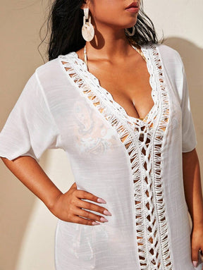 Saída de Praia Fúcsia Plus