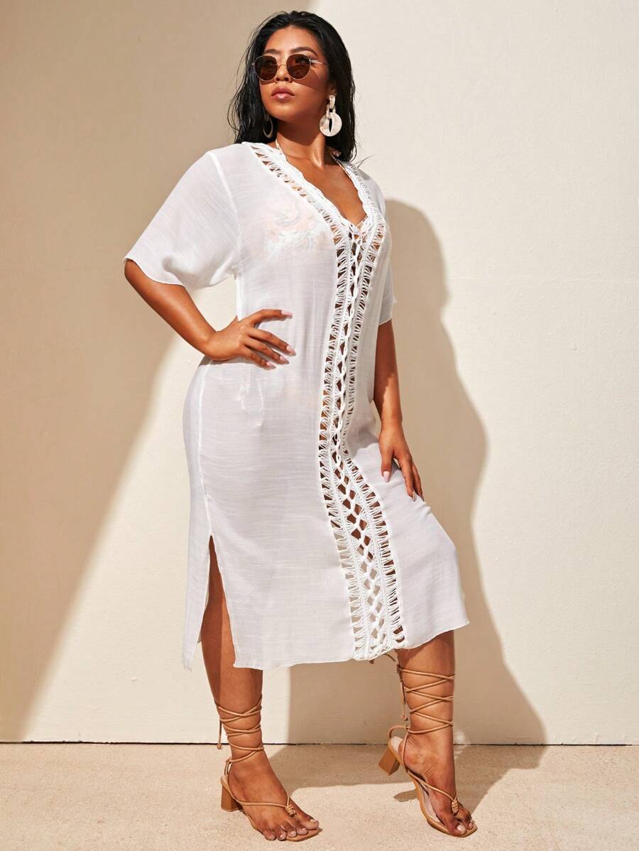 Saída de Praia Fúcsia Plus