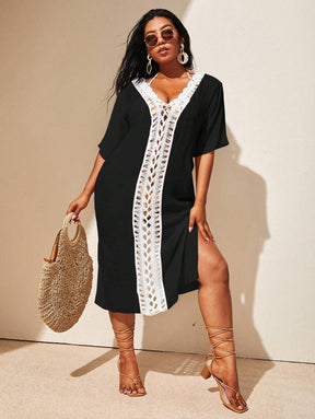 Saída de Praia Fúcsia Plus