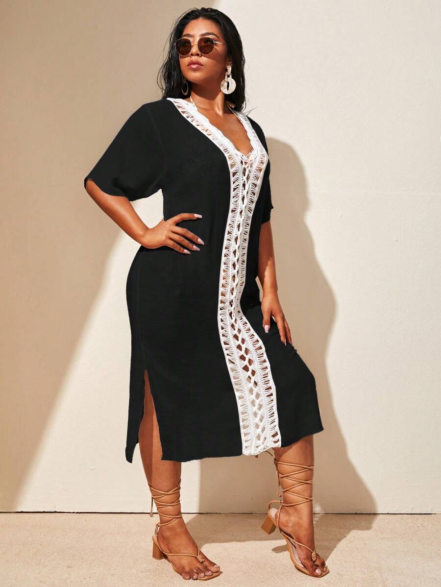 Saída de Praia Fúcsia Plus