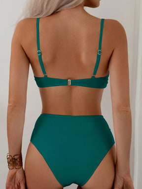 Biquíni Cintura Alta Glamour