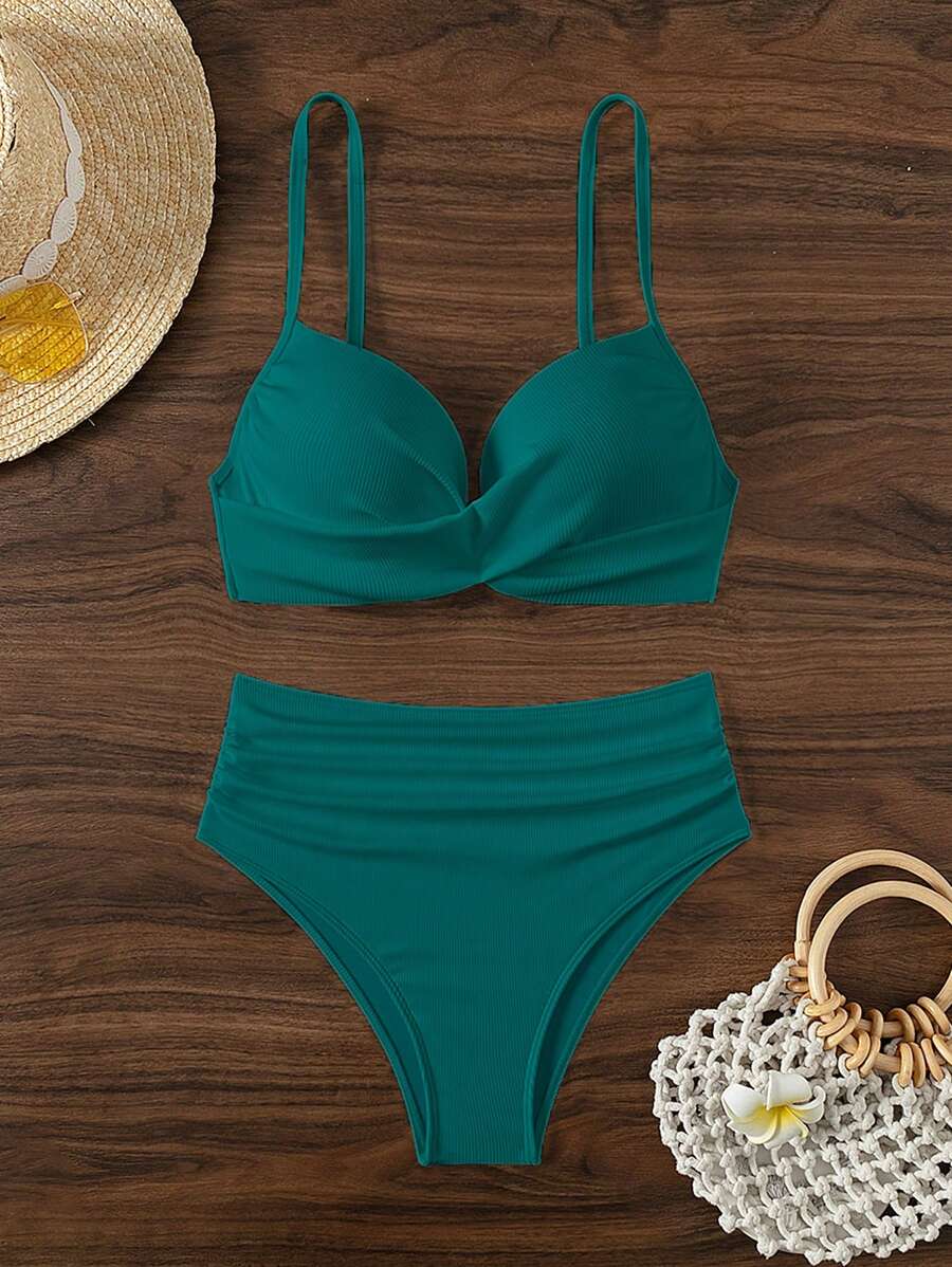 Biquíni Cintura Alta Glamour