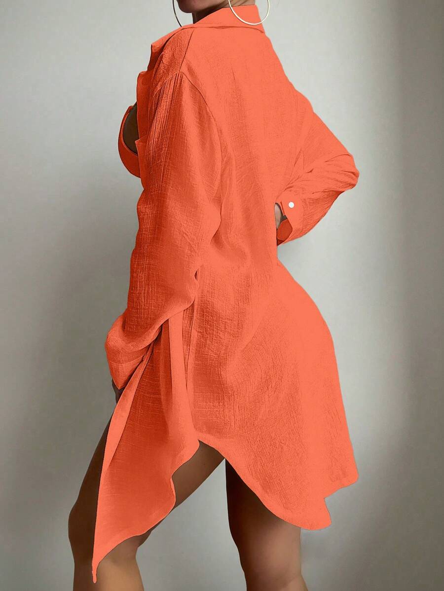 Saída de Praia Camisa Versátil e Elegante