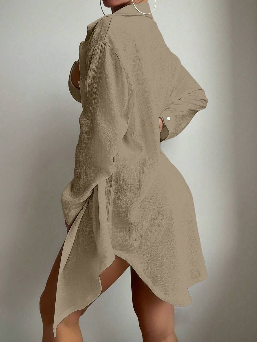 Saída de Praia Camisa Versátil e Elegante