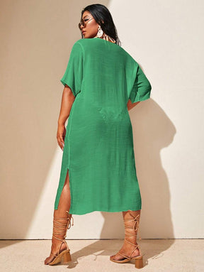 Saída de Praia Fúcsia Plus