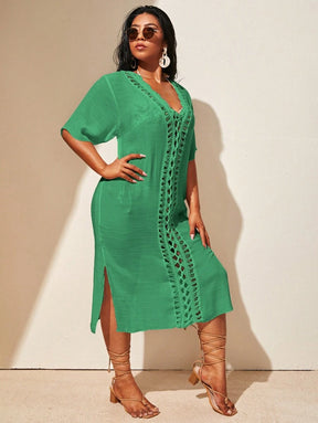 Saída de Praia Fúcsia Plus