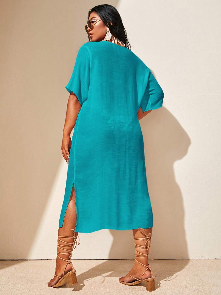 Saída de Praia Fúcsia Plus