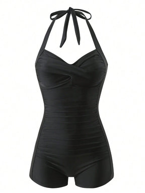 Maiô Retrô com Shortinho Modelador