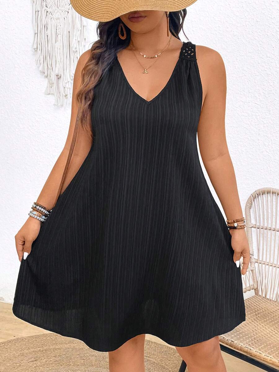 Saída de Praia Crochê Plus Size