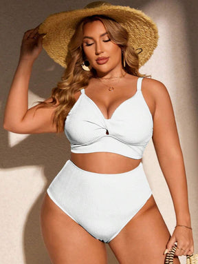 Biquíni Plus Size Top Torcido com Calcinha Alta