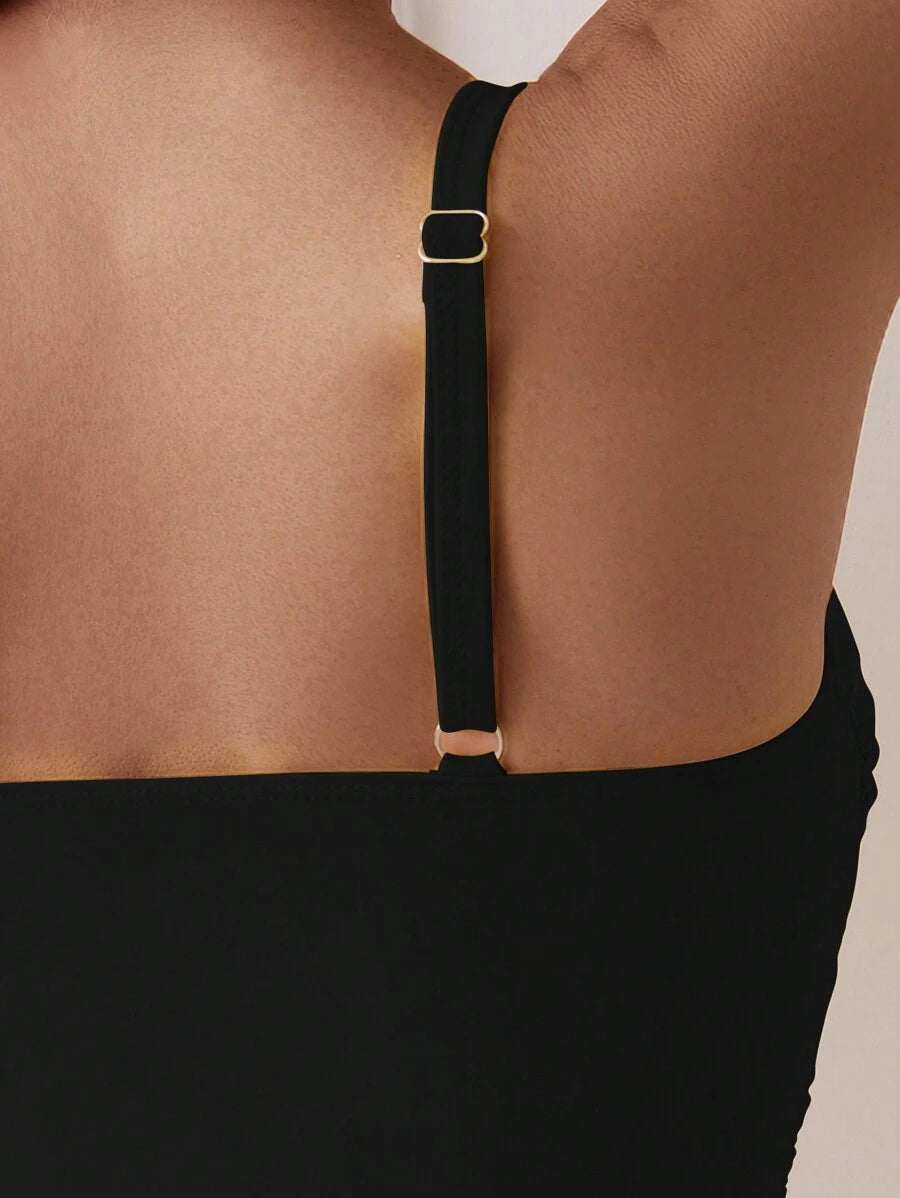 Tankini com Estampa de Palmeiras