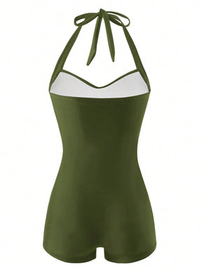 Maiô Retrô com Shortinho Modelador