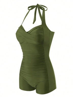 Maiô Retrô com Shortinho Modelador