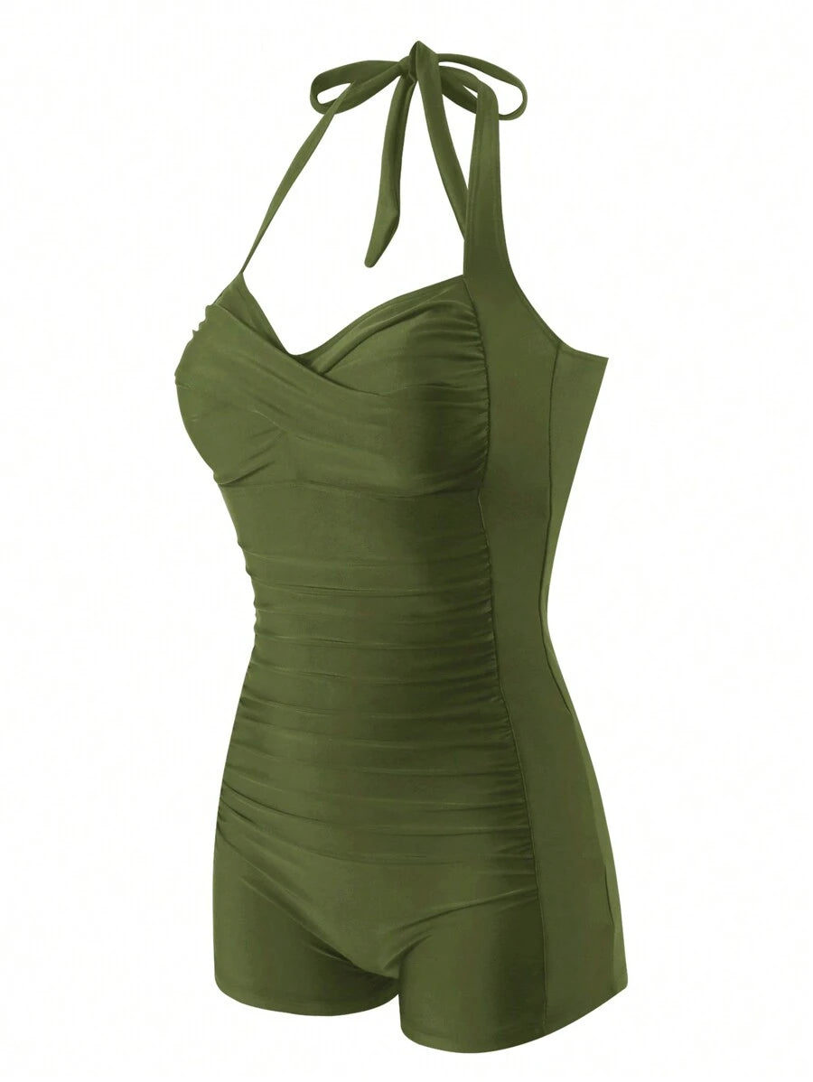 Maiô Retrô com Shortinho Modelador