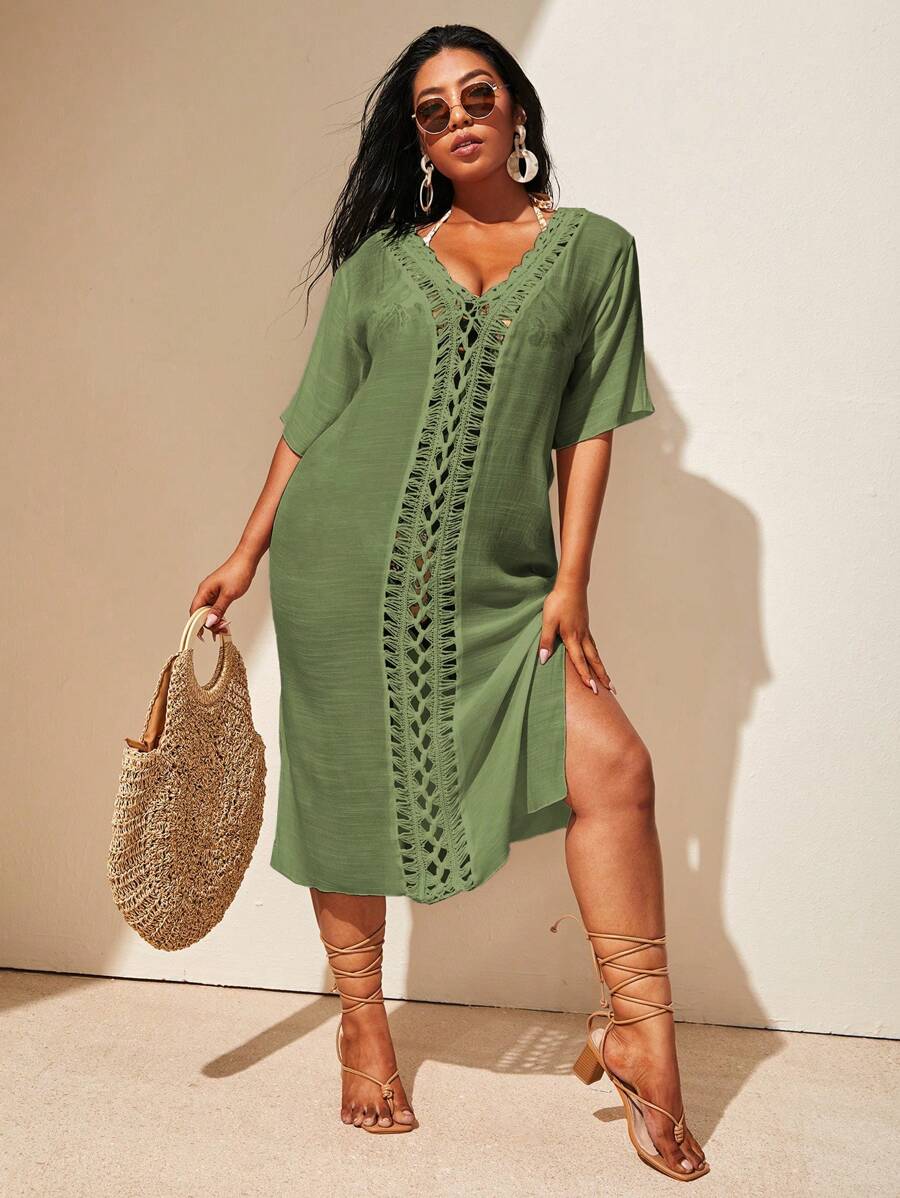 Saída de Praia Fúcsia Plus