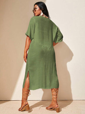 Saída de Praia Fúcsia Plus