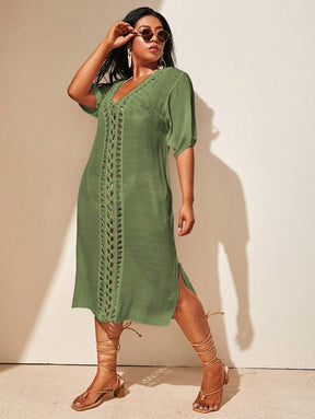 Saída de Praia Fúcsia Plus