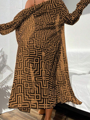 Conjunto Praia Estampado 3 Peças