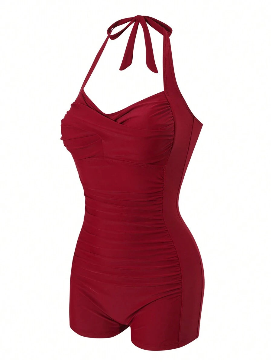 Maiô Retrô com Shortinho Modelador