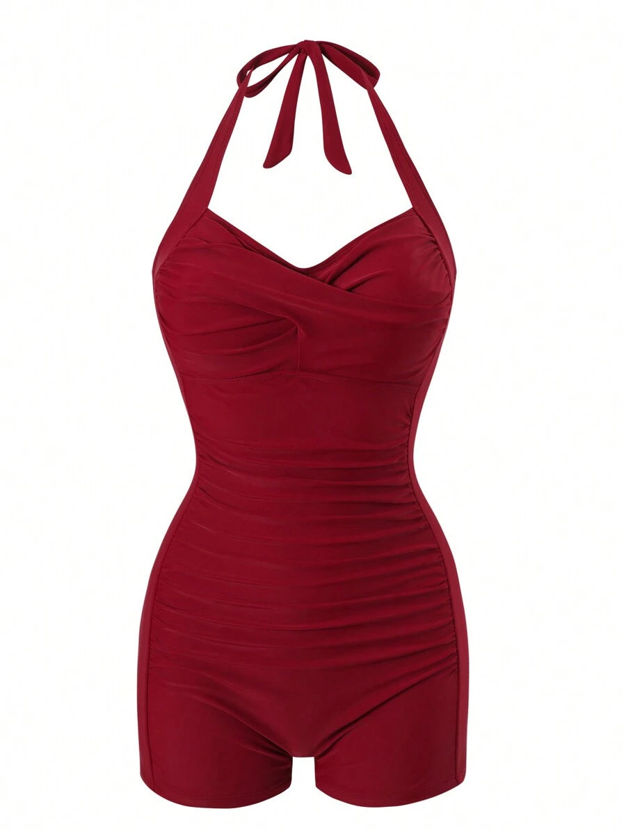 Maiô Retrô com Shortinho Modelador