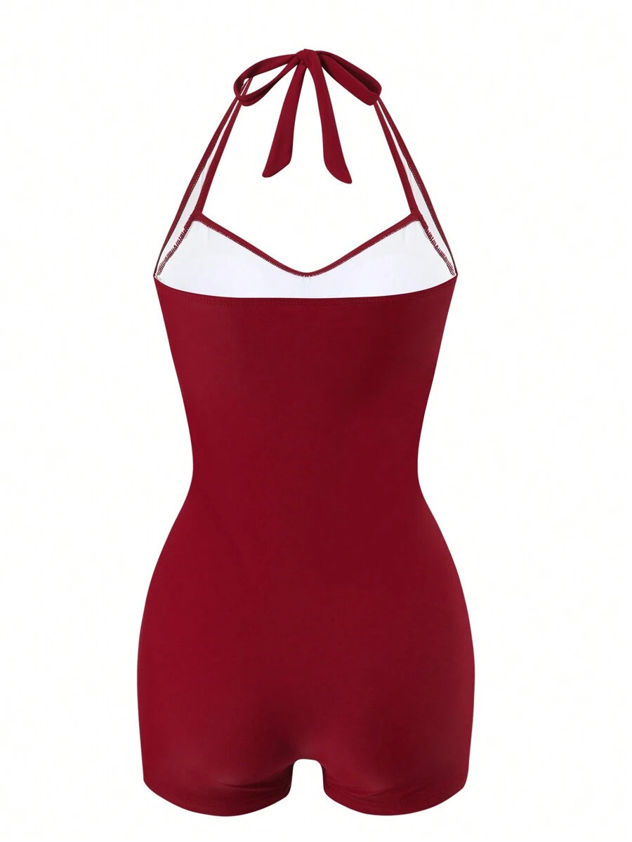 Maiô Retrô com Shortinho Modelador