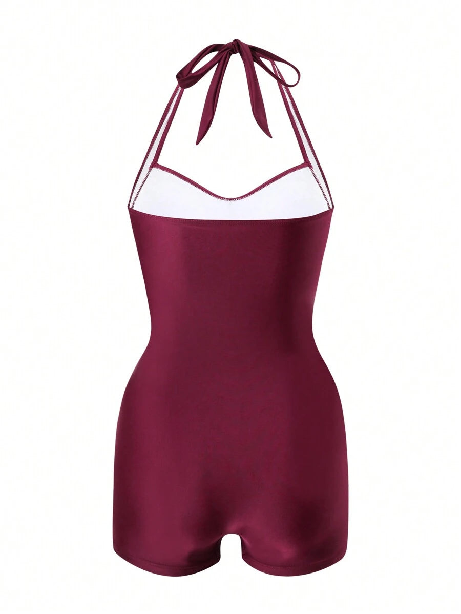 Maiô Retrô com Shortinho Modelador