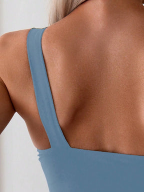 Maiô sofisticado Ombro Único com Detalhe Dourado