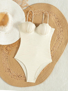 Maiô Estruturado com Detalhe Plissado