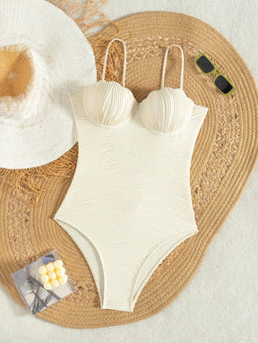 Maiô Estruturado com Detalhe Plissado