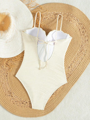 Maiô Estruturado com Detalhe Plissado