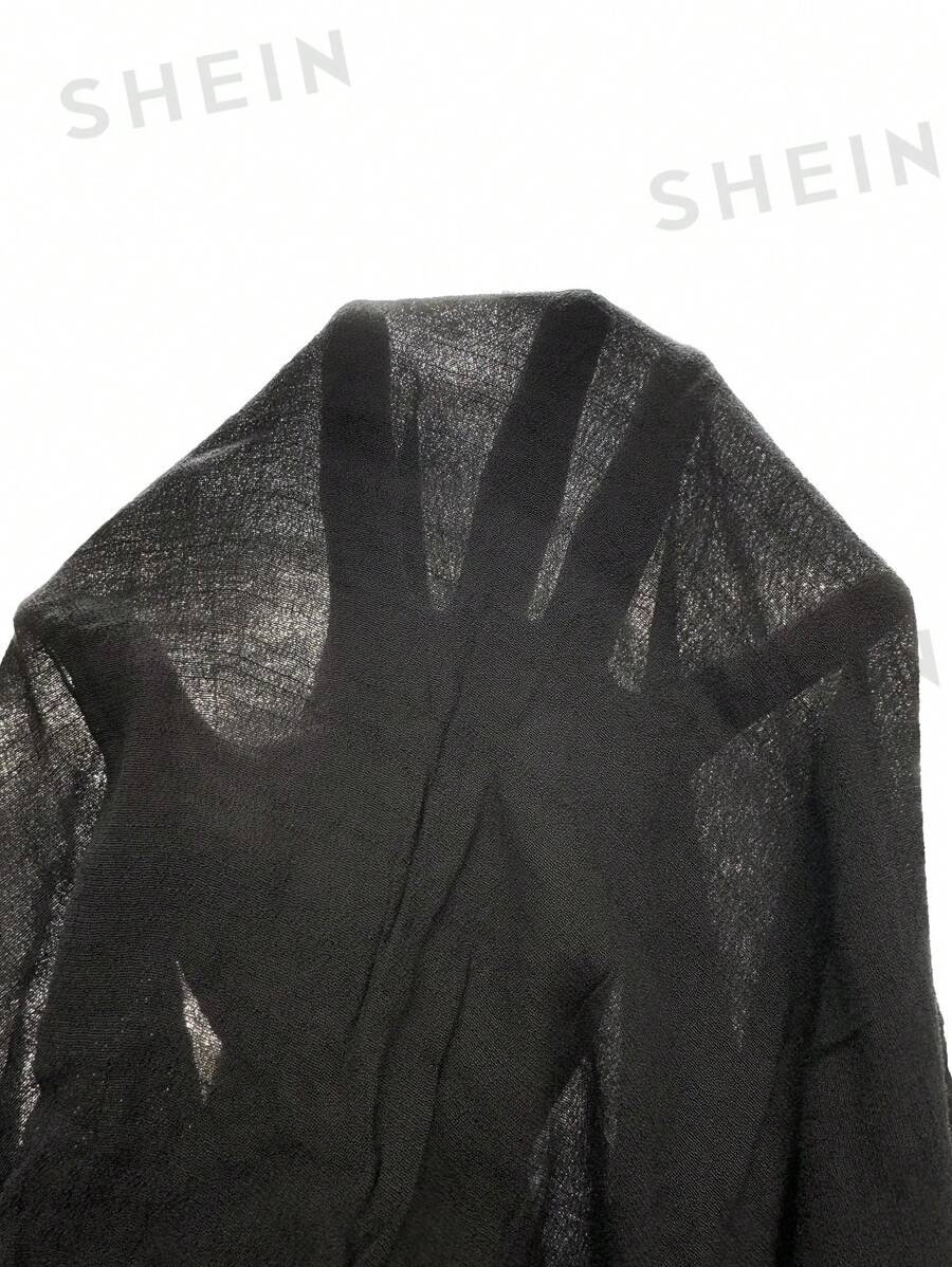 Saída de Praia com Rendados Plus Size