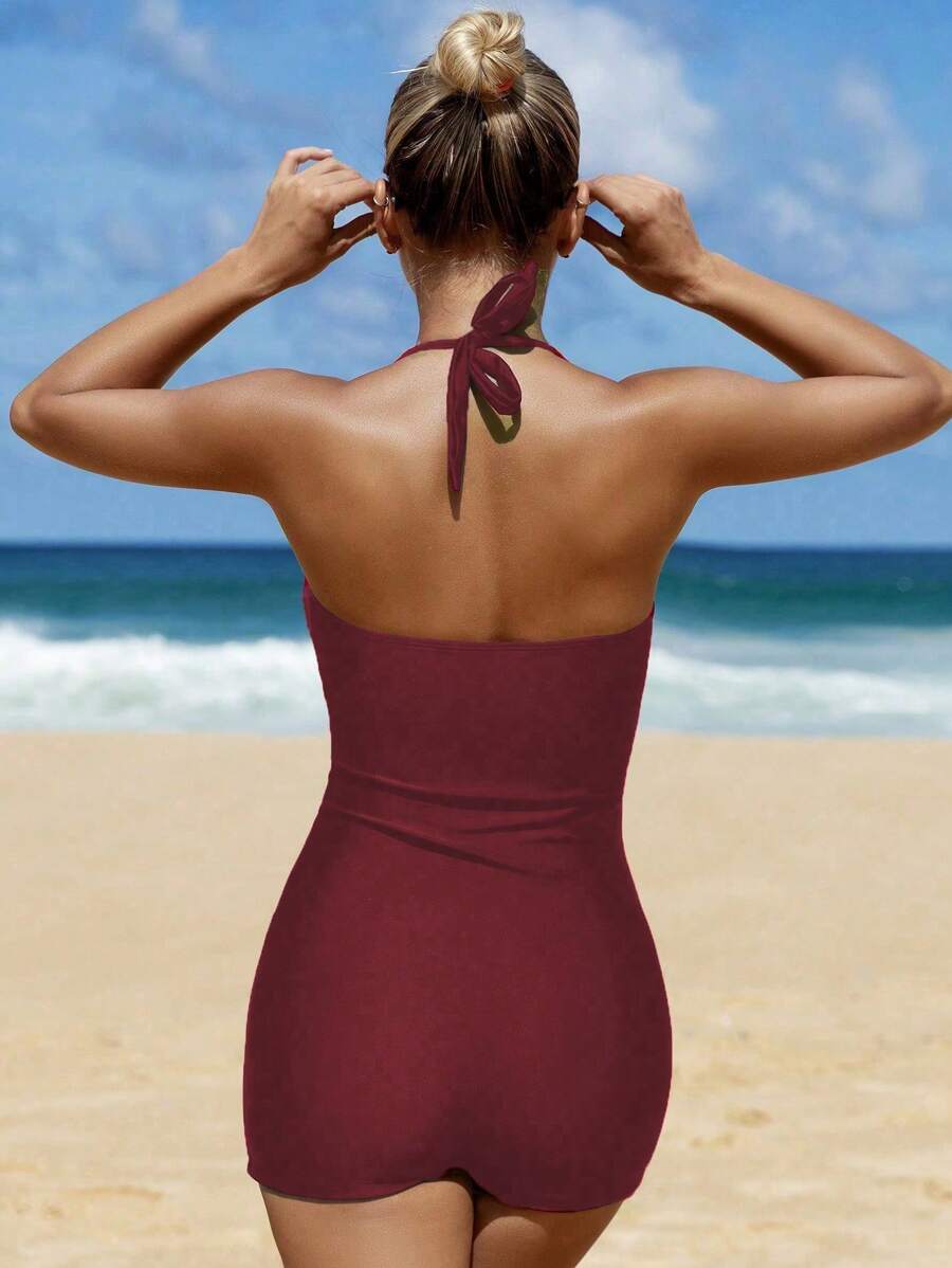 Maiô Retrô com Shortinho Modelador