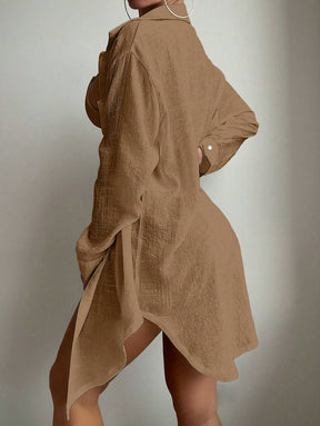 Saída de Praia Camisa Longa Kimono