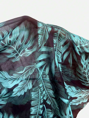 Saída de Praia Longa Estampa Tropical