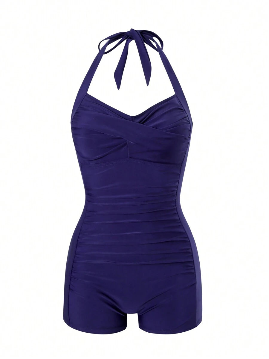 Maiô Retrô com Shortinho Modelador